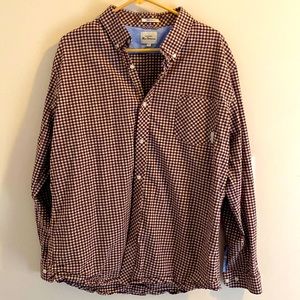 Ben Sherman Mens casual button down checkered shirt size 2XL   GUC